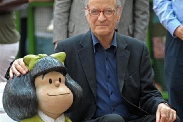 Homenagens obrigam Quino a esclarecer que Mafalda faz 50 anos em 2014 Reprodução/Internet Homenagens obrigam Quino a esclarecer que Mafalda faz 50 anos em 2014 Reprodução/Internet