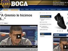 Boca fica em segundo e Riquelme lembra final contra o Grêmio: "Fizemos cinco" Reprodução/Olé Boca fica em segundo e Riquelme lembra final contra o Grêmio: "Fizemos cinco" Reprodução/Olé
