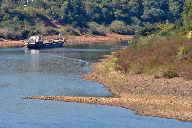 Seca do Rio Taquari encarece em 50% o transporte de soja Caco Konzen/Especial Seca do Rio Taquari encarece em 50% o transporte de soja Caco Konzen/Especial
