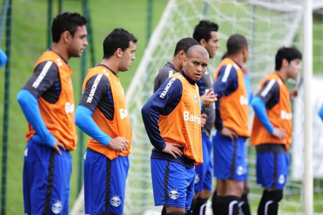 Em último treino, Grêmio define cobradores em caso de decisão por pênaltis Ricardo Duarte/Agencia RBS Em último treino, Grêmio define cobradores em caso de decisão por pênaltis Ricardo Duarte/Agencia RBS