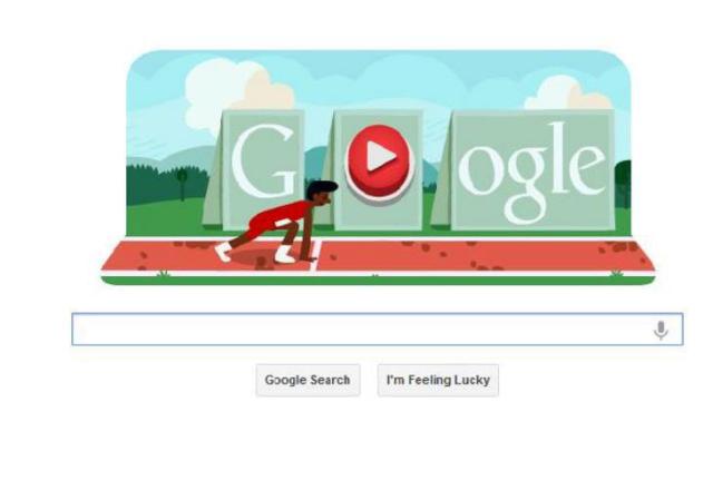 Google tem doodle interativo de corrida com obstáculos Google.com/Reprodução Google tem doodle interativo de corrida com obstáculos Google.com/Reprodução