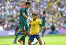 "Temos que aceitar que o México foi melhor e mereceu a vitória", diz Neymar DANIEL GARCIA / AFP/ "Temos que aceitar que o México foi melhor e mereceu a vitória", diz Neymar DANIEL GARCIA / AFP/
