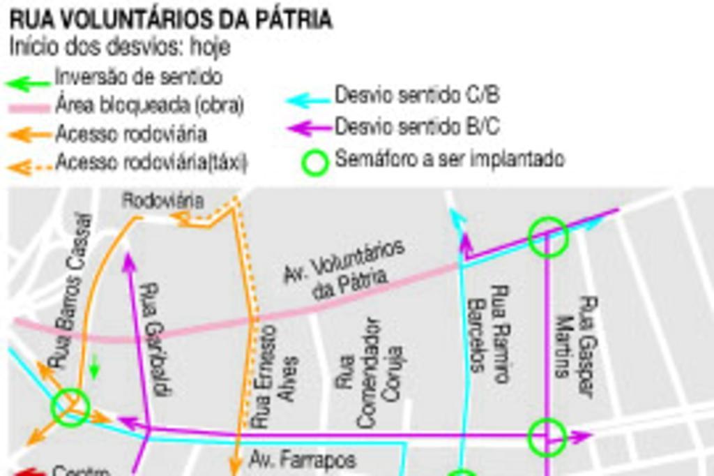Rua Voluntários da Pátria será interrompida para duplicação Zero Hora