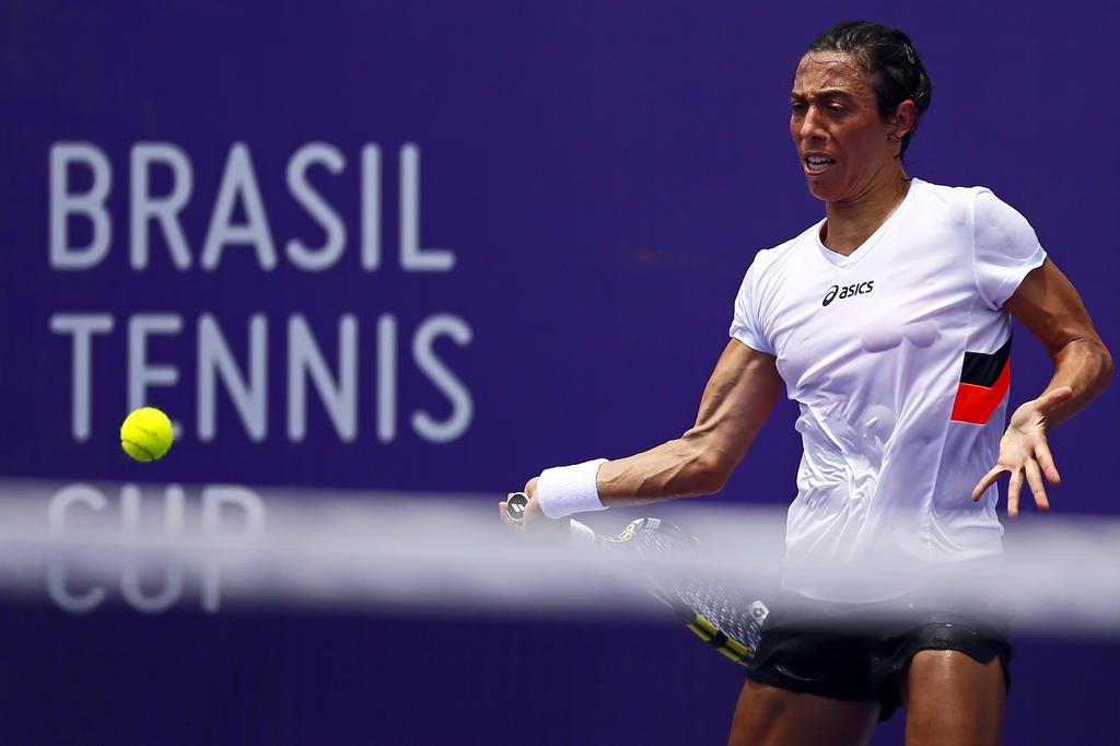 Italiana Francesca Schiavone treina pesado na quadra central do Brasil Tennis Cup Charles Guerra/Agencia RBS Italiana Francesca Schiavone treina pesado na quadra central do Brasil Tennis Cup Charles Guerra/Agencia RBS