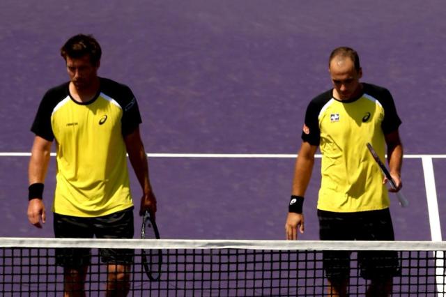 Bruno Soares e Alexander Peya são eliminados do Masters 1000 de Miami Matthew Stockman/Getty Images/AFP Bruno Soares e Alexander Peya são eliminados do Masters 1000 de Miami Matthew Stockman/Getty Images/AFP