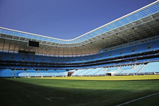 Grêmio e OAS assinam aditivo que modifica o contrato da Arena Omar Freitas/Agencia RBS