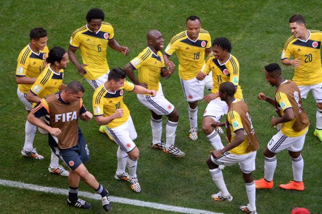 Colômbia faz 2 a 1 na Costa do Marfim em Brasília Evaristo Sá/AFP