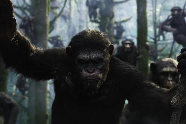 Humanos e macacos disputam os restos do mundo no novo "Planeta dos Macacos" Fox Film/Divulgação Humanos e macacos disputam os restos do mundo no novo "Planeta dos Macacos" Fox Film/Divulgação