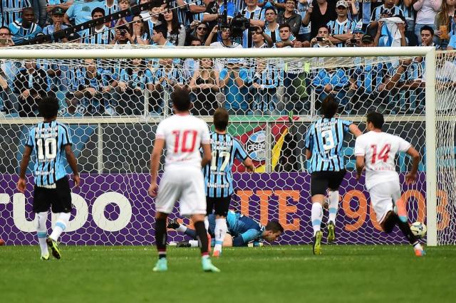 Com 46 mil na Arena, Grêmio perde por 1 a 0 para o São Paulo  Ricardo Duarte/Agencia RBS