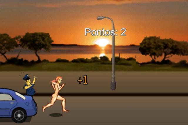 Após ter jogo de peladas deletado, desenvolvedor lança "Corrida Censurada" Reprodução/Aurea Games Após ter jogo de peladas deletado, desenvolvedor lança "Corrida Censurada" Reprodução/Aurea Games