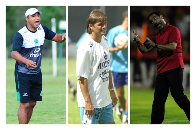 O mais longevo, o campeão de tudo e os mantidos: conheça os técnicos do Gauchão 2015 Montagem sobre fotos/Agência RBS O mais longevo, o campeão de tudo e os mantidos: conheça os técnicos do Gauchão 2015 Montagem sobre fotos/Agência RBS