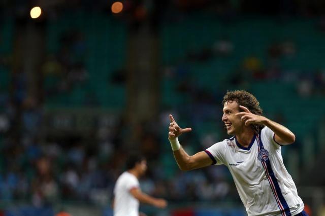 Galhardo é o novo lateral-direito do Grêmio para a temporada 2015 Felipe Oliveira/EC Bahia/Divulgação Galhardo é o novo lateral-direito do Grêmio para a temporada 2015 Felipe Oliveira/EC Bahia/Divulgação