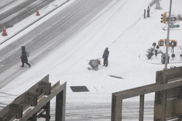 Estados Unidos enfrentam tempestade de neve histórica Preston Rescigno,Getty Images/AFP