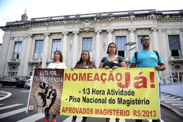 Governo e Cpers divergem sobre número de professores que faltam na rede estadual Marcelo Oliveira/Agencia RBS