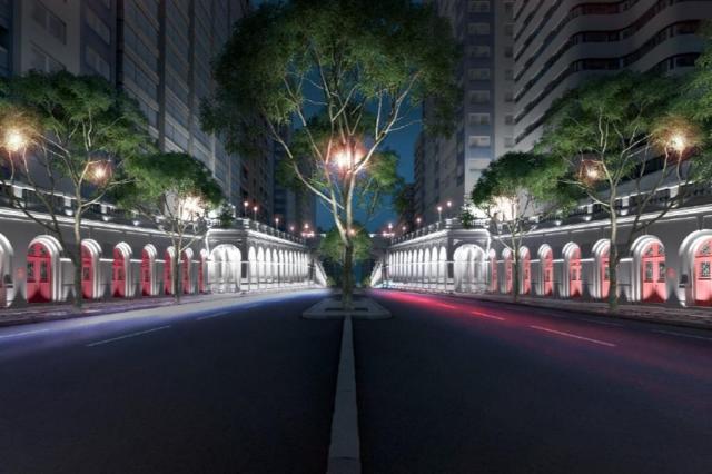 Prefeitura revela imagens do projeto de restauração do Viaduto Otávio Rocha PMPA/Divulgação Prefeitura revela imagens do projeto de restauração do Viaduto Otávio Rocha PMPA/Divulgação
