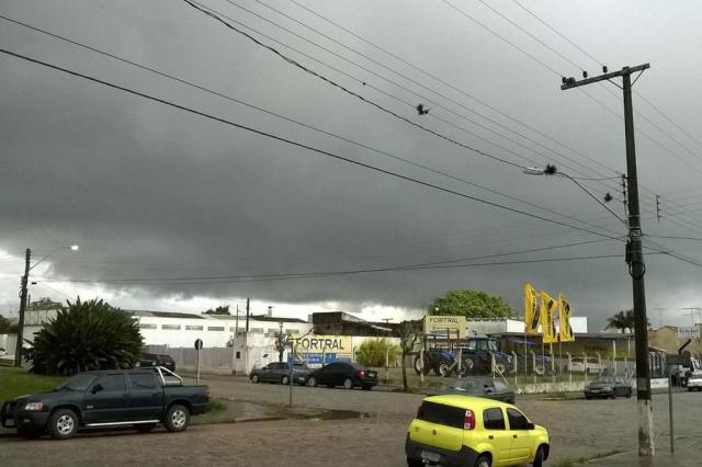 Chuva diminui ao longo do dia, mas Sul do RS segue em alerta para granizo Pedro Cardoso dos Santos/Arquivo Pessoal