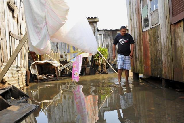 Chuva continua causando alagamentos em Santa Maria Germano Rorato/Agencia RBS