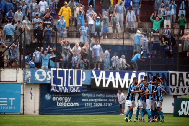 De virada, Grêmio vence o Brasil-Pel por 3 a 1 em estreia no Gauchão Felipe Nyland/Agencia RBS