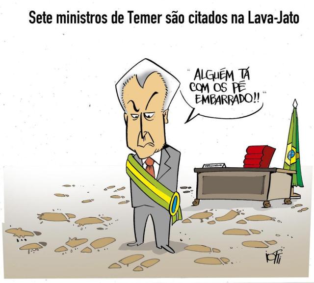 Resultado de imagem para Temer presidente charges