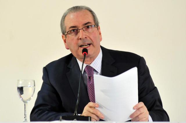 "Estou absolutamente convicto de que não menti", afirma Cunha sobre contas no Exterior Zeca Ribeiro/Câmara dos deputados