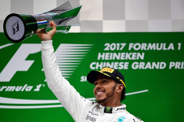 Lewis Hamilton vence GP da China de Fórmula 1 Johannes EISELE / AFP/AFP