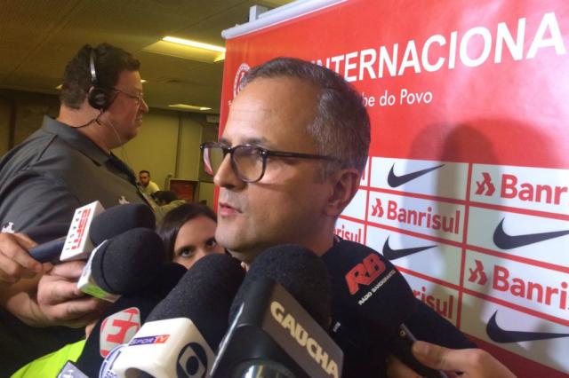Vice de futebol do Inter fala de "infelicidade da defesa" e decisão em aberta contra o Palmeiras Leonardo Acosta / Agência RBS/Agência RBS Vice de futebol do Inter fala de "infelicidade da defesa" e decisão em aberta contra o Palmeiras Leonardo Acosta / Agência RBS/Agência RBS