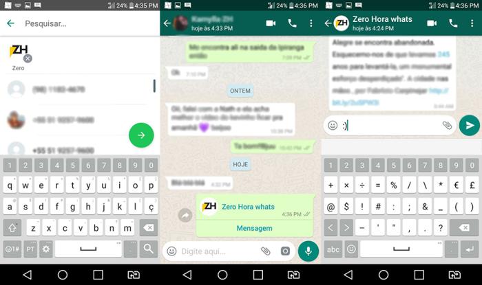 Reprodução / Whatsapp Reprodução / Whatsapp