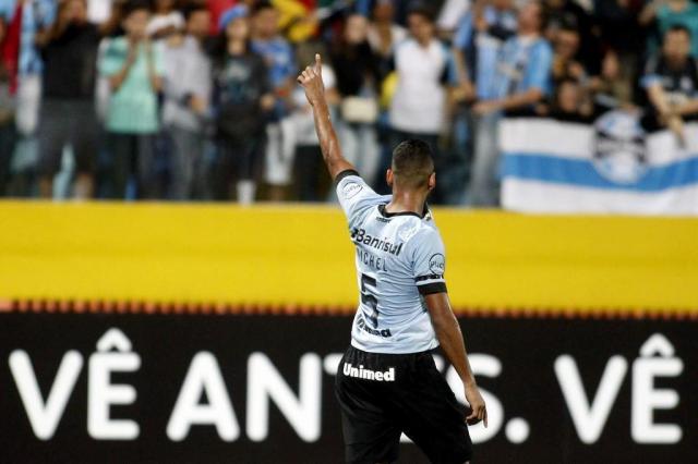 Leonardo Oliveira: mesmo quando vai mal, o Grêmio vence Adalberto Marques/DiaEsportivo /Folhapress)