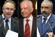 Senadores gaúchos dizem desconhecer atos secretos Montagem de fotos de Dulce Helfer e Agência Senado/ Senadores gaúchos dizem desconhecer atos secretos Montagem de fotos de Dulce Helfer e Agência Senado/