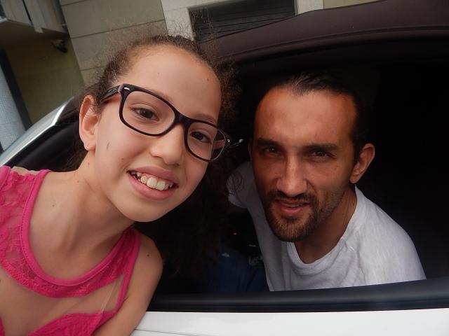 Depois da foto ao lado do ídolo Barcos, o sonho de Ana Laura é assistir a um jogo na Arena