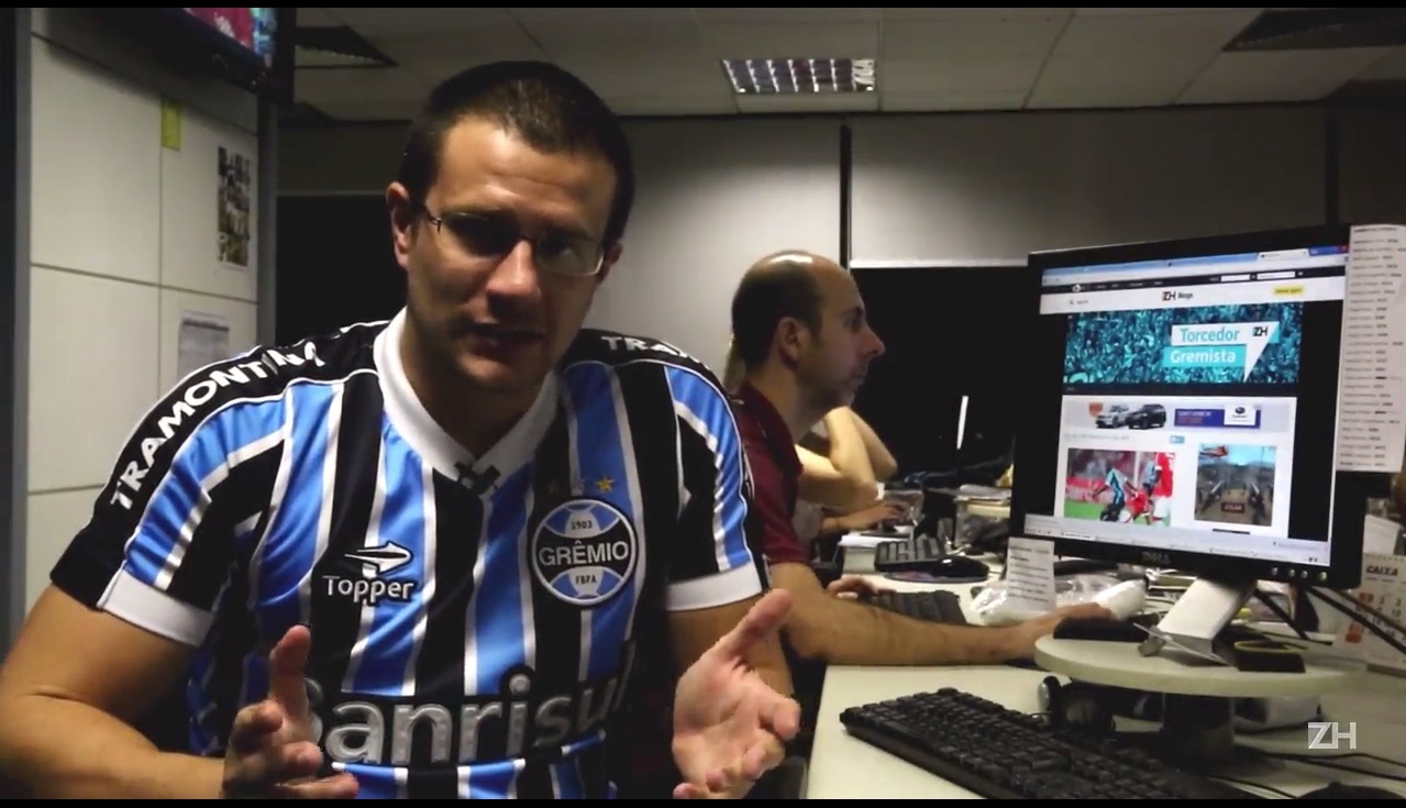 Torcedor Gremista ZH: narrar o Gre-Nal 404 para a torcida foi uma experiência ímpar