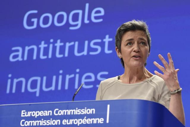 Por que brigam a União Europeia e o Google JOHN THYS/AFP Por que brigam a União Europeia e o Google JOHN THYS/AFP
