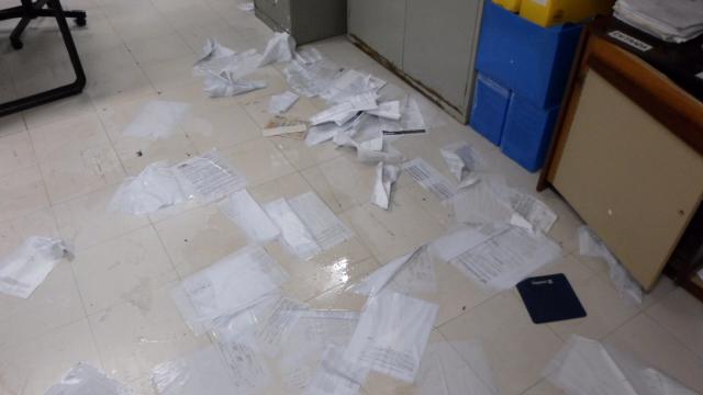 Temporal deixa processos boiando em salas do IPE Assessoria IPE/Divulgação Temporal deixa processos boiando em salas do IPE Assessoria IPE/Divulgação