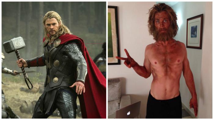 MidiaNews  Chris Hemsworth, o Thor, aparece mais magro em trailer de novo  filme