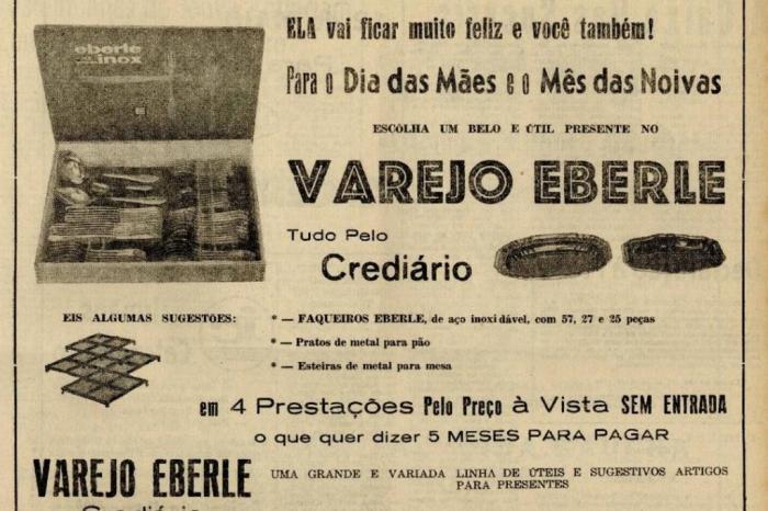 Anúncio Jornal Pioneiro,Centro de Memória da Câmara da Vereadores de Caxias do Sul / reprodução