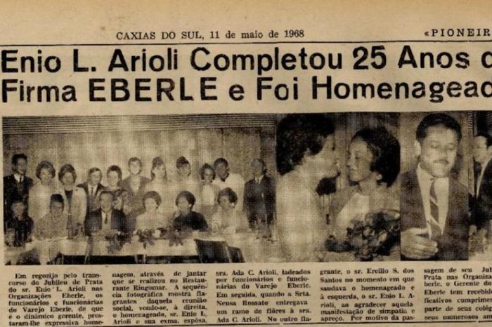 Anúncio Jornal Pioneiro,Centro de Memória da Câmara da Vereadores de Caxias do Sul / reprodução