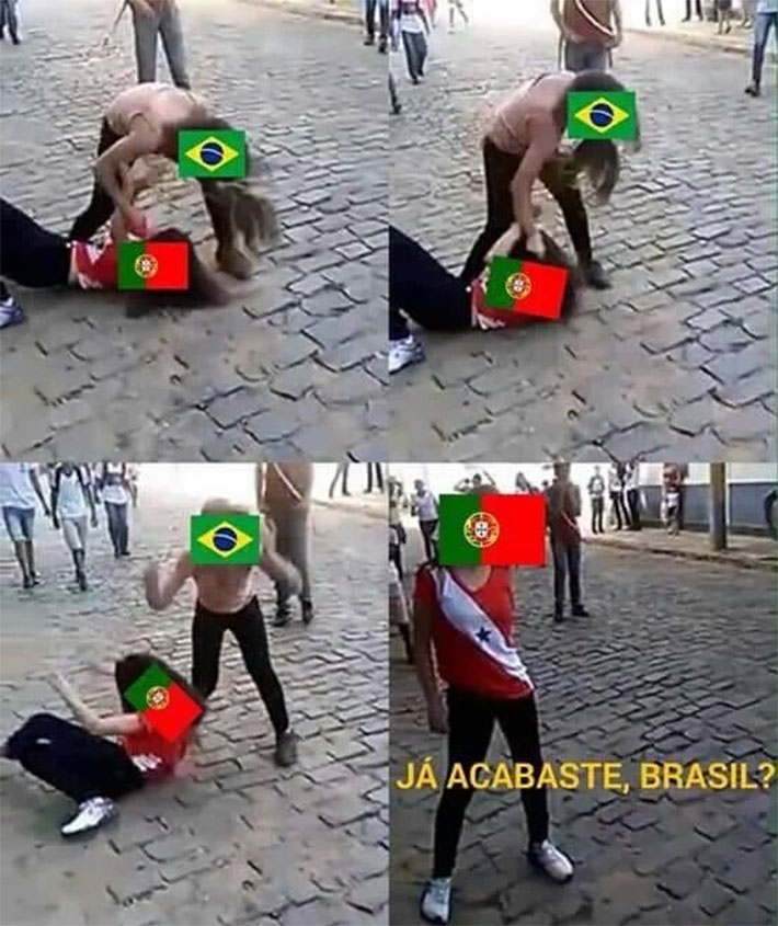 Portugal é tipo não aguento mais brasileiros nos zoando e a