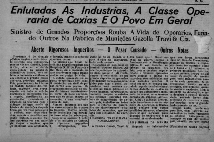 Jornal O Momento / Centro de Memória da Câmara de Vereadores de Caxias do Sul,divulgação