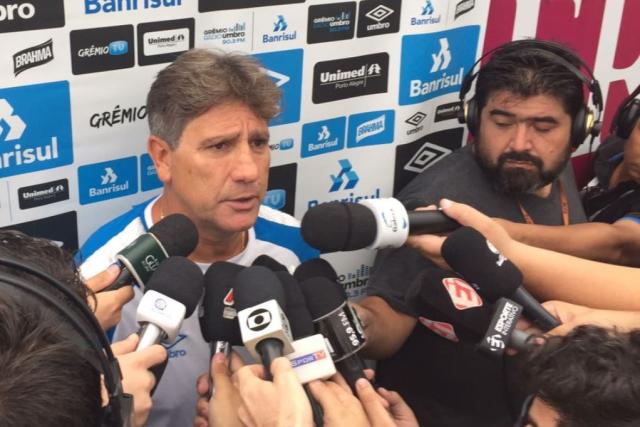 Vai servir de exemplo, diz Renato sobre a derrota do Grêmio