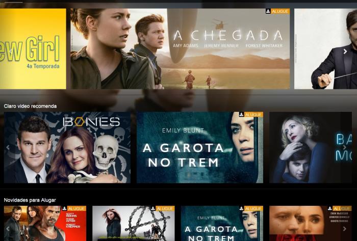 Como sair da Netflix  Claro TV com NOW e Netflix Interface de TV