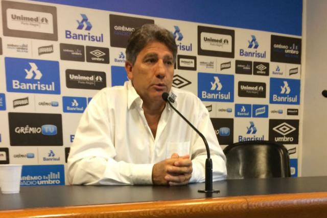 Renato ressalta lesões, mas minimiza instabilidade do Grêmio