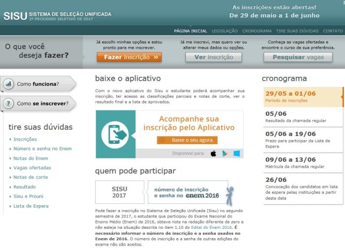 Veja lista das Universidades Pcom vagas pela nota de corte do Sisu