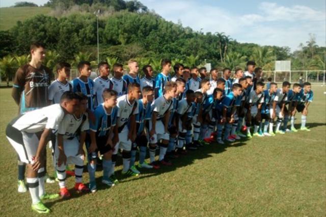 Equipes da base do Grêmio empatam amistosos com o Vasco