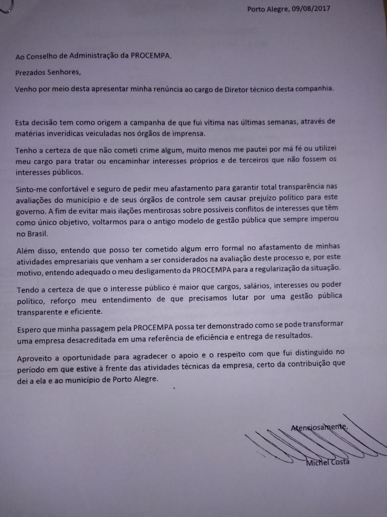 Modelo Carta De Desligamento