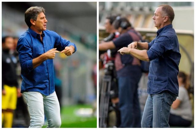 Renato Portaluppi x Mano Menezes: quem venceu mais neste confronto de treinadores?