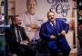 Chef francês Erick Jacquin e Clovis Tramontina recebem convidados em almoço em São Paulo