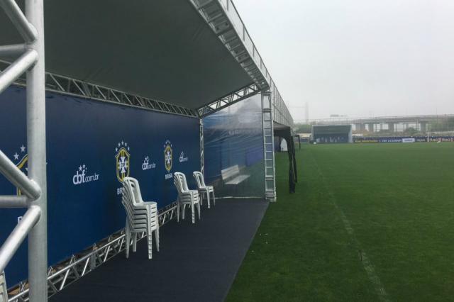 Seleção Brasileira muda a rotina do Grêmio no CT Luiz Carvalho