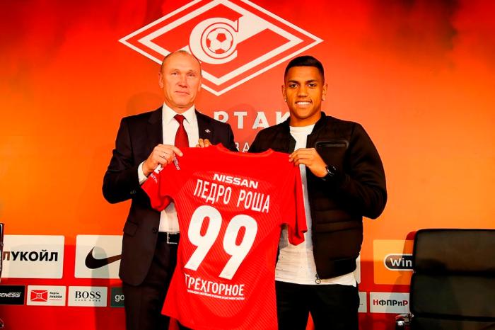 Spartak divulga primeiras imagens de Pedro Rocha no clube